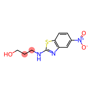 3-[(5-nitrobenzothiazol-2-yl)amino]propanol