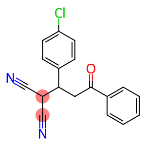 [1-(4-chlorophenyl)-3-oxo-3-phenylpropyl]malononitrile