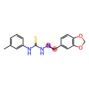 1,3-benzodioxole-5-carbaldehyde N-(3-methylphenyl)thiosemicarbazone