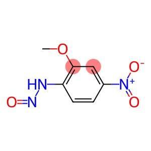 Benzenamine, 2-methoxy-4-nitro-N-nitroso- (9CI)