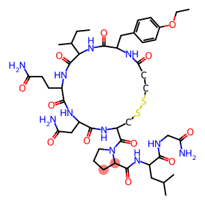 oxytocin, 1-desamino-(O-Et-Tyr)(2)-