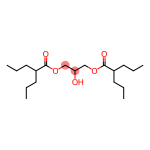 2-hydroxypropane-1,3-diyl bis(2-propylvalerate)