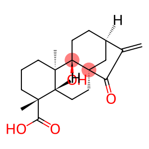 Kaur-16-en-18-oic acid, 9-hydroxy-15-oxo-, (4α)-