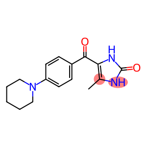 2H-Imidazol-2-one, 1,3-dihydro-4-methyl-5-[4-(1-piperidinyl)benzoyl]-