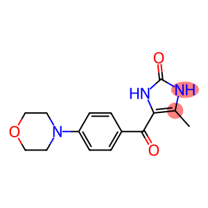 2H-Imidazol-2-one, 1,3-dihydro-4-methyl-5-[4-(4-morpholinyl)benzoyl]-