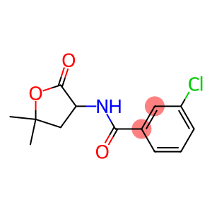 m-Chloro-N-(5,5-dimethyl-2-oxotetrahydrofuran-3-yl)benzamide