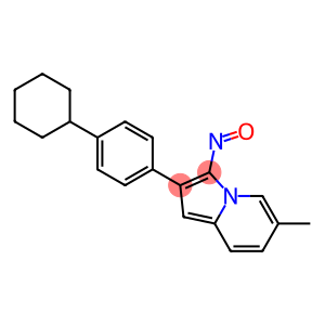 2-(4-cyclohexylphenyl)-6-methyl-3-nitroso-indolizine