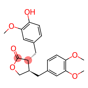 (3R,4R)-4-(3,4-dimethoxybenzyl)-3-(4-hydroxy-3-methoxybenzyl)dihydrofuran-2(3H)-one