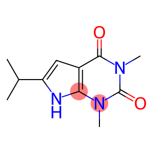 1H-Pyrrolo[2,3-d]pyrimidine-2,4(3H,7H)-dione, 1,3-dimethyl-6-(1-methylethyl)- (9CI)