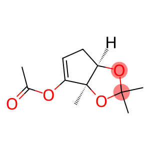 4H-Cyclopenta-1,3-dioxol-6-ol,3a,6a-dihydro-2,2,6a-trimethyl-,acetate,(3aR,6aR)-(9CI)