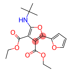 diethyl 2-(tert-butylamino)-5-(furan-2-yl)furan-3,4-dicarboxylate