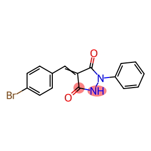 (4E)-4-(4-Bromobenzylidene)-1-phenyl-3,5-pyrazolidinedione