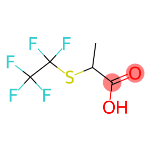 Propanoic acid, 2-[(1,1,2,2,2-pentafluoroethyl)thio]-
