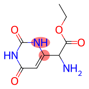 4-Pyrimidineacetic acid, alpha-amino-1,2,3,6-tetrahydro-2,6-dioxo-, ethyl ester (9CI)