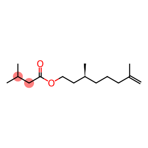 (S)-3,7-dimethyloct-7-enyl isovalerate