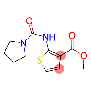 3-Thiophenecarboxylicacid,2-[(1-pyrrolidinylcarbonyl)amino]-,methylester