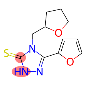 5-(2-FURYL)-4-(TETRAHYDROFURAN-2-YLMETHYL)-4H-1,2,4-TRIAZOLE-3-THIOL