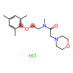 4-Morpholineacetamide, N-methyl-N-[2-(2,4,6-trimethylphenoxy)ethyl]-, hydrochloride (1:1)