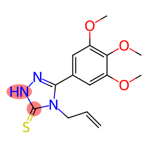 4-烯丙基-5-(3,4,5-三甲氧基-苯基)-4H-[1,2,4]三唑-3-硫醇