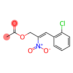 3-(2-Chlorophenyl)-2-nitro-2-propen-1-ol acetate (ester)