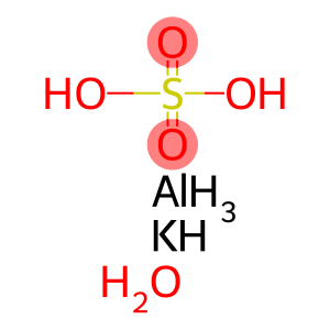 Aluminium potassium sulfate dodecahydrate