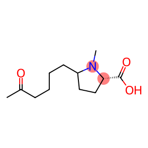 (2S)-1-Methyl-5-(5-oxohexyl)pyrrolidine-2-carboxylic acid