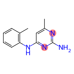 2,4-Pyrimidinediamine,6-methyl-N4-(2-methylphenyl)-(9CI)