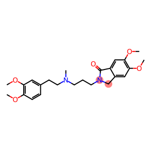 2-[3-[2-(3,4-dimethoxyphenyl)ethyl-methylamino]propyl]-5,6-dimethoxy-3H-isoindol-1-one