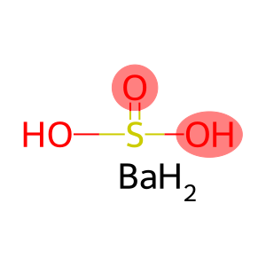 Sulfurous acid barium salt