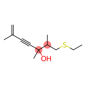 6-Hepten-4-yn-3-ol, 1-(ethylthio)-2,3,6-trimethyl-