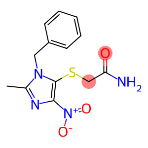 Acetamide, 2-[[2-methyl-4-nitro-1-(phenylmethyl)-1H-imidazol-5-yl]thio]-