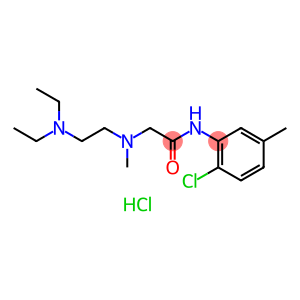 m-Acetotoluidide, 6'-chloro-2-(2-(diethylamino)ethyl)methylamino-, dihydrochloride