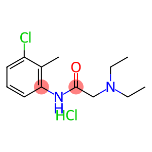 Acetamide, N-(3-chloro-2-methylphenyl)-2-(diethylamino)-, hydrochloride (1:1)