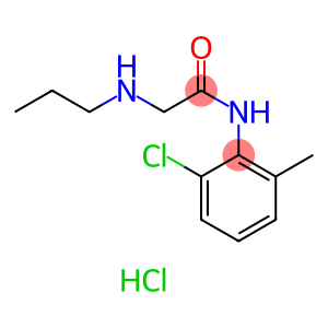 Acetamide, N-(2-chloro-6-methylphenyl)-2-(propylamino)-, hydrochloride (1:1)