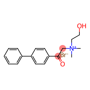 2-hydroxyethyl-dimethyl-[2-oxo-2-(4-phenylphenyl)ethyl]azanium bromide