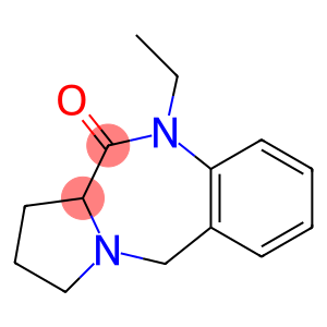 11H-Pyrrolo[2,1-c][1,4]benzodiazepin-11-one,10-ethyl-1,2,3,5,10,11a-hexahydro-,(+)-(9CI)