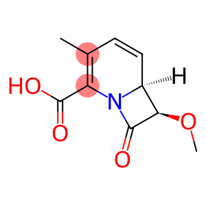 1-Azabicyclo[4.2.0]octa-2,4-diene-2-carboxylicacid,7-methoxy-3-methyl-8-oxo-,trans-(9CI)