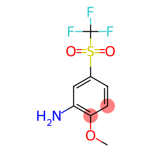 Benzenamine, 2-methoxy-5-[(trifluoromethyl)sulfonyl]-