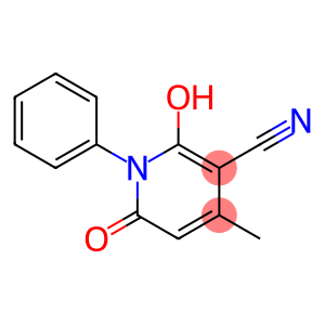 3-Pyridinecarbonitrile,1,6-dihydro-2-hydroxy-4-methyl-6-oxo-1-phenyl-(9CI)