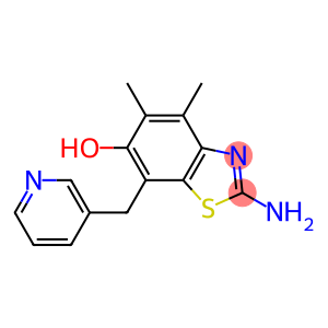 6-Benzothiazolol,  2-amino-4,5-dimethyl-7-(3-pyridinylmethyl)-