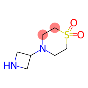 Thiomorpholine, 4-(3-azetidinyl)-, 1,1-dioxide