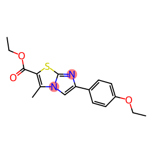 6-(4-ETHOXYPHENYL)-3-METHYLIMIDAZO[2,1-B]THIAZOLE-2-CARBOXYLIC ACID ETHYL ESTER