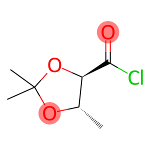 1,3-Dioxolane-4-carbonyl chloride, 2,2,5-trimethyl-, (4R-trans)- (9CI)