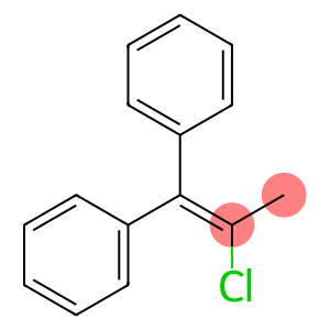 Benzene, 1,1'-(2-chloro-1-propen-1-ylidene)bis-