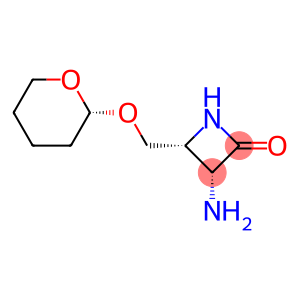 2-Azetidinone,3-amino-4-[[(tetrahydro-2H-pyran-2-yl)oxy]methyl]-,[3alpha,4alpha(R*)]-(9CI)