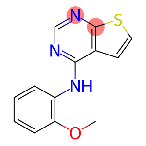 Thieno[2,3-d]pyrimidin-4-amine, N-(2-methoxyphenyl)-