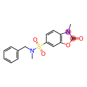 6-Benzoxazolesulfonamide, 2,3-dihydro-N,3-dimethyl-2-oxo-N-(phenylmethyl)-