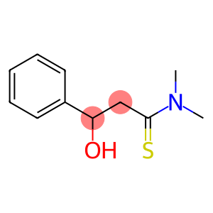 Benzenepropanethioamide,  -bta--hydroxy-N,N-dimethyl-