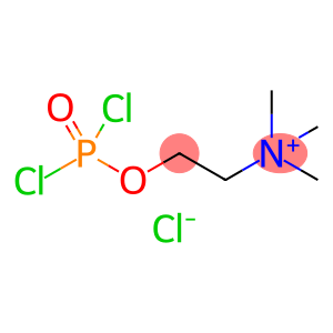 Ethanaminium, 2-[(dichlorophosphinyl)oxy]-N,N,N-trimethyl-, chloride (1:1)