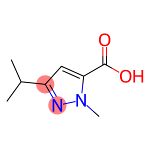 1-methyl-3-(1-methylethyl)-1H-pyrazole-5-carboxylic acid